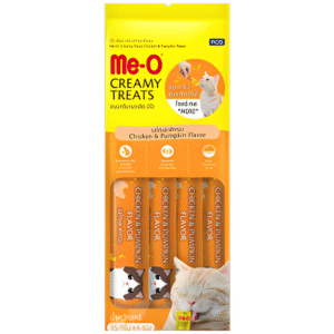Me O Chicken and Pumpkin Cat Treat - 3x60g(12pcs)