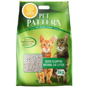 Pet Pattern Lemon Scented Cat Litter - 2x5kg
