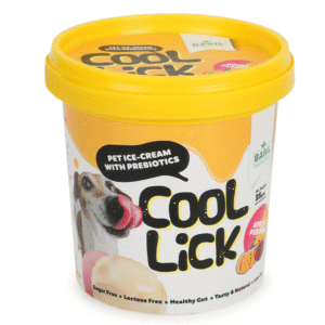 Basil Cool Lick Apple & Pumpkin with Added Prebiotics Ice Cream for Dogs - 12x35g
