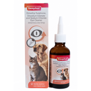 Beaphar Disodium Edetate and Sodium Chloride Eye Cleaner for Dogs and Cats - 50mL