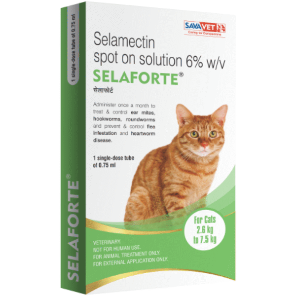 Savavet Selaforte Spot On for Cats (0.75ml) - 0.75mL