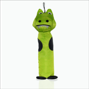 Basil Crunchy Crocodile Plush Toy for Dogs and Cats (Green) - 22x35cm