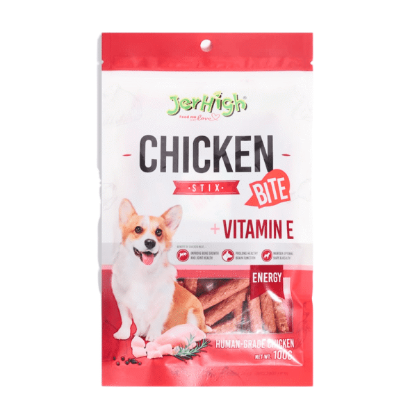 JerHigh Stix Bites Dog Treats - 6x100g