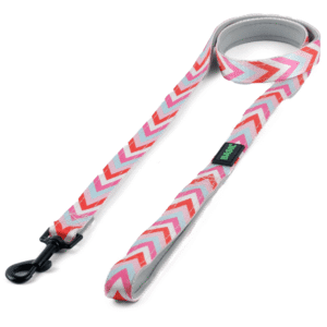 Basil Printed Leash for Dogs and Cats (Pink) - L:25mm Width