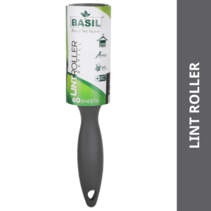 Basil Lint Roller for Dogs and Cats (Black) - 60 Sheets
