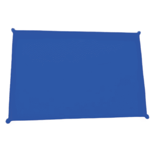 Basil Silicon Food Bowl Mat for Dogs and Cats (Blue) - One Size