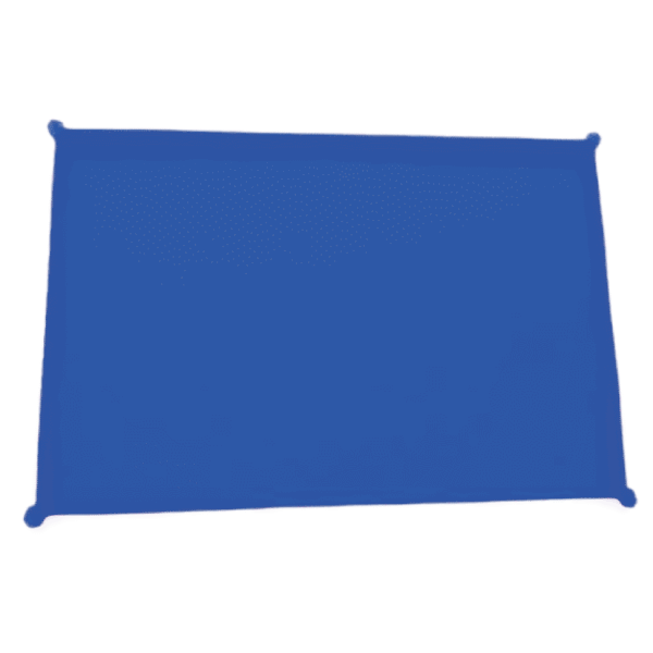 Basil Silicon Food Bowl Mat for Dogs and Cats (Blue) - One Size