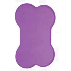 Basil Silicon Food Bowl Mat for Dogs and Cats (Magenta) - One Size