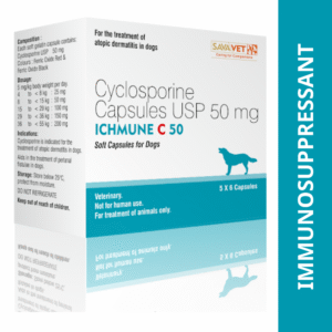 Savavet Ichmune C (Cyclosporine) Tablet for Dogs (pack of 6 tablets) - 100mg