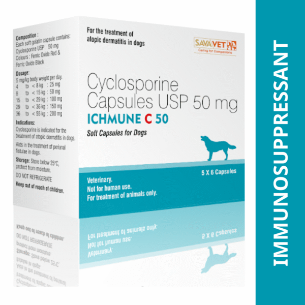 Savavet Ichmune C (Cyclosporine) Tablet for Dogs (pack of 6 tablets) - 25mg