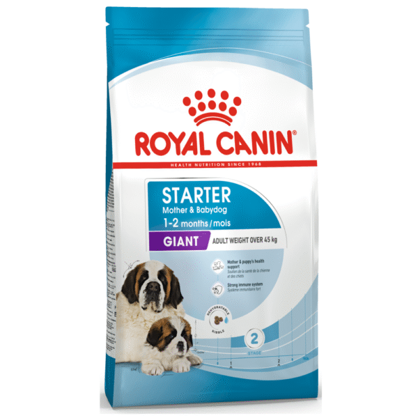 Royal Canin Giant Breed Dog and Puppies Starter Dog Dry Food - 15kg