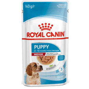 Royal Canin Medium Puppy Dog Wet Food - 10x140g