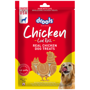 Drools Chicken Cod Roll Dog Treats - 2x70g