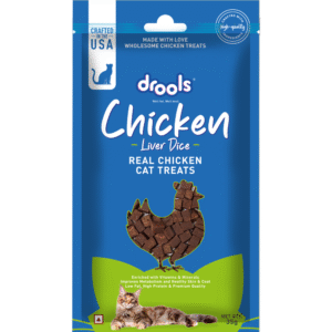 Drools Chicken Liver Dice Cat Treats - 2x35g
