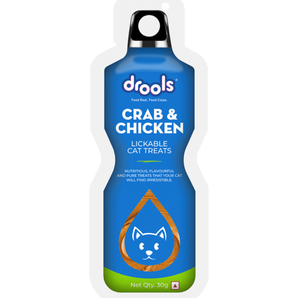 Drools Crab & Chicken Creamy Lickable Cat Treats - 30x30g
