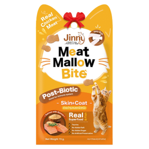 Jinny Meat Mallow Bite Salmon with Quinoa Cat Treats - 15g