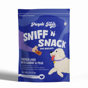 Purple Tails Chicken Liver with Carrots and Peas Dog Treat - 2x800g