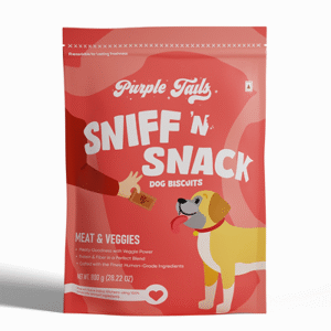 Purple Tails Meat and Veggies Biscuits Dog Treat - 2x800g