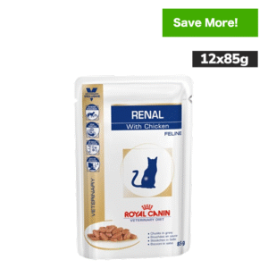 Royal Canin Veterinary Diet Renal Chicken Adult Cat Wet Food - 12x85g