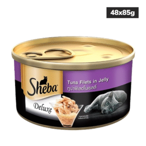 Sheba Pure Tuna Filets in Jelly Premium Cat Wet Food - 24x85g