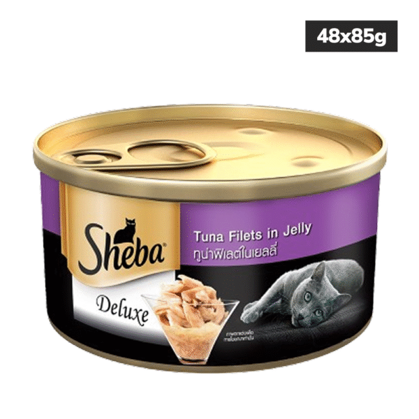 Sheba Pure Tuna Filets in Jelly Premium Cat Wet Food - 96x85g