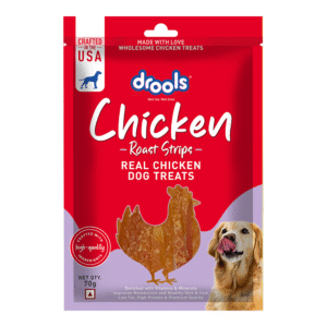 Drools Chicken Roast Strips Dogs Treats - 2x70g