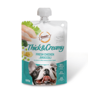 Gnawlers Chicken and Broccoli Thick and Creamy Dog Treats - 2x100g