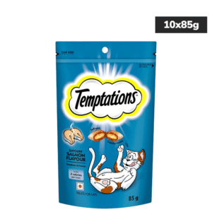 Temptations Savoury Salmon Flavour Cat Treats - 10x85g