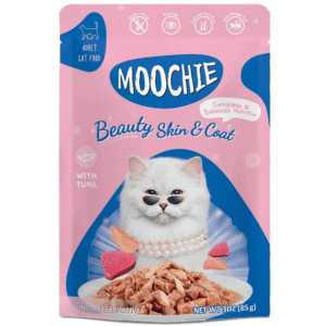 Moochie Tuna Grain Free Beauty Skin & Coat Adult Cat Treats - 12x85g