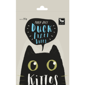 Kittos Purr Fect Duck Fillet Bites Cat Treat - 2x35g