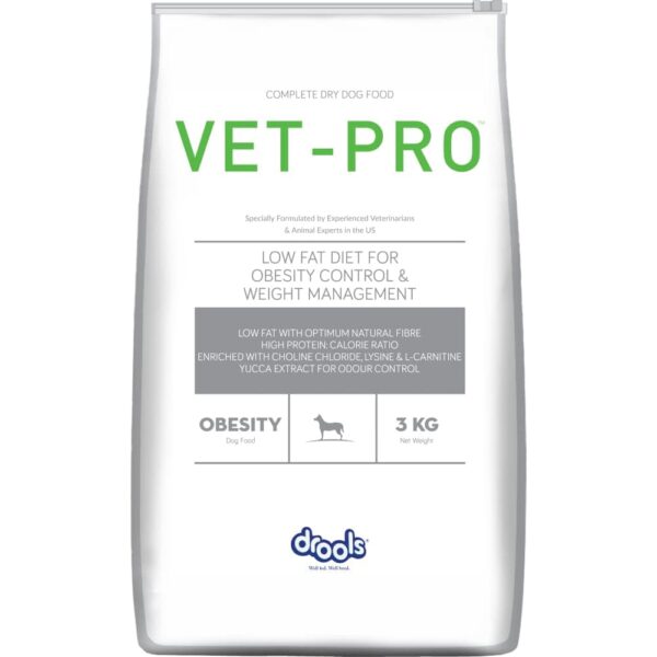 Drools VET PRO Obesity Adult Dog Dry Food - 12kg