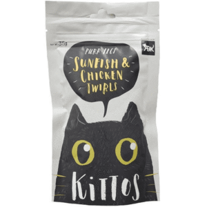 Kittos Purr Fect Sunfish Chicken and Twirls Cat Treats - 35g