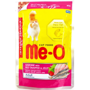 Me O Sardine with Red Snapper in Jelly Adult Cat Wet Food - 12x80g