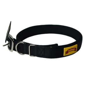 Glenand Padded Collar for Dogs (Black) - 0.75in Width