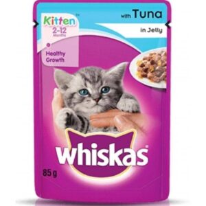 Whiskas Tuna in Jelly Kitten Wet Food - 48x85g