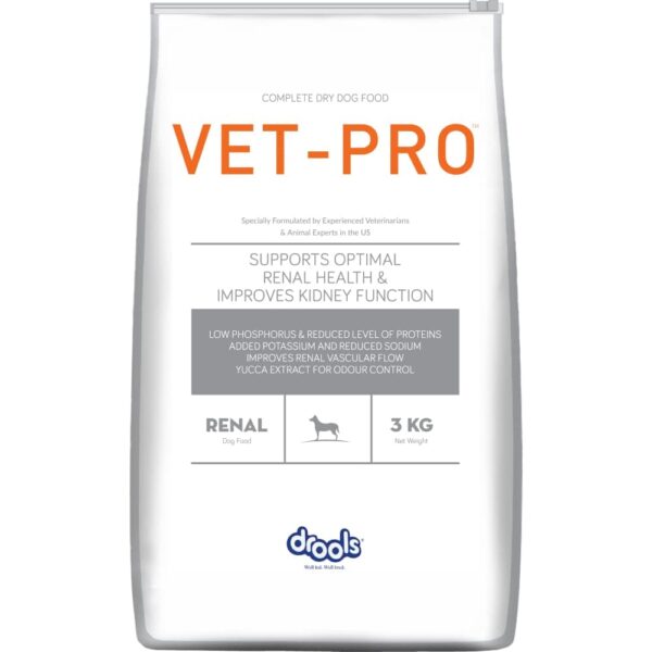 Drools VET PRO Renal Adult Dog Dry Food - 8kg