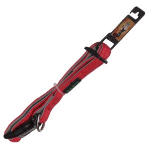 Basil Nylon Padded Collar for Dogs (Red) - L:16 -24in Neck