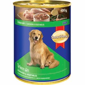 SmartHeart Chicken With Vegetables Adult Canned Wet Dog Food - 4x400g
