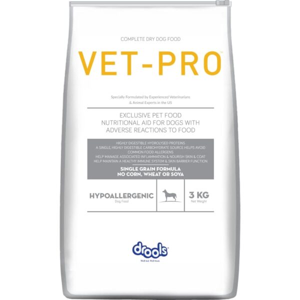 Drools VET PRO Hypoallergenic Adult Dog Dry Food - 1.2kg