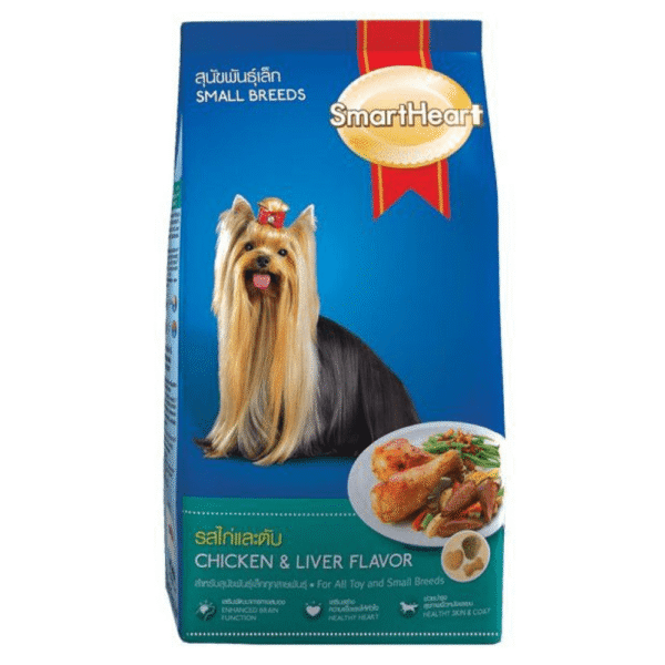 SmartHeart Chicken & Liver Small Breed Adult Dog Dry Food - 3kg