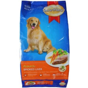 SmartHeart Smoked Liver Adult Dog Dry Food - 1.5kg