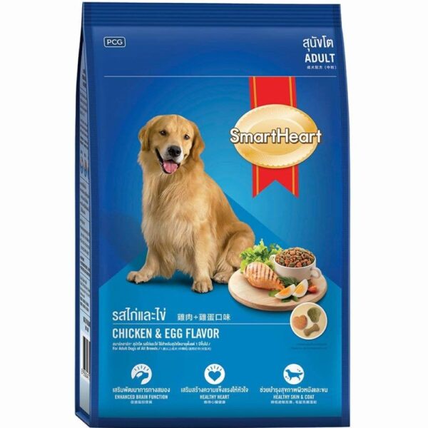SmartHeart Chicken & Egg Adult Dog Dry Food - 500g