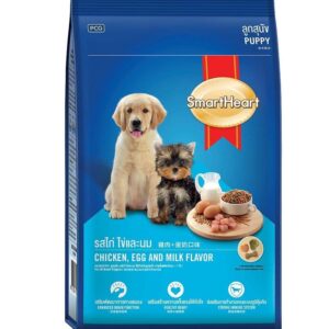 SmartHeart Chicken with Egg & Milk Puppy Dog Dry Food - 1.3kg
