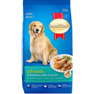 SmartHeart Chicken & Liver Adult Dog Dry Food - 1.5kg
