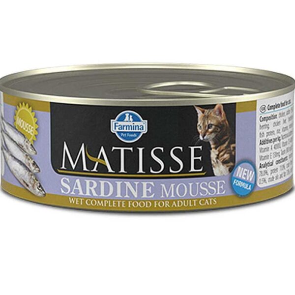 Farmina Matisse Sardine Mousse Wet Cat Food - 48x85g