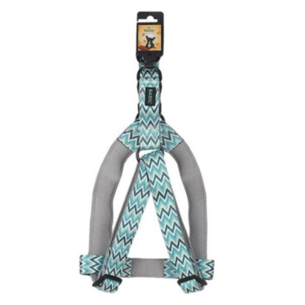 Basil Printed Adjustable Harness for Dogs (Green) - S:12 -18in Chest