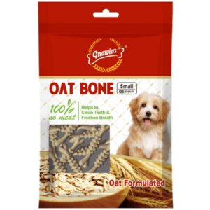 Gnawlers Oat Bone Dog Treats - 225g(25pcs)
