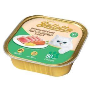Bellotta Tuna with Vegetables in Gravy Cat Wet Food - 12x80g