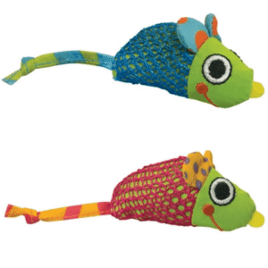 Petstages Hound Catnip Chew Mice Toy for Cats - 4in