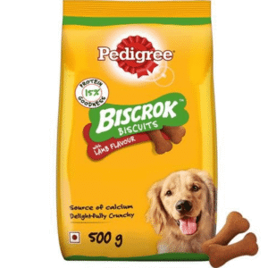 Pedigree Lamb Flavour Biscrok Biscuits Dog Treats (500g) - 3x500g